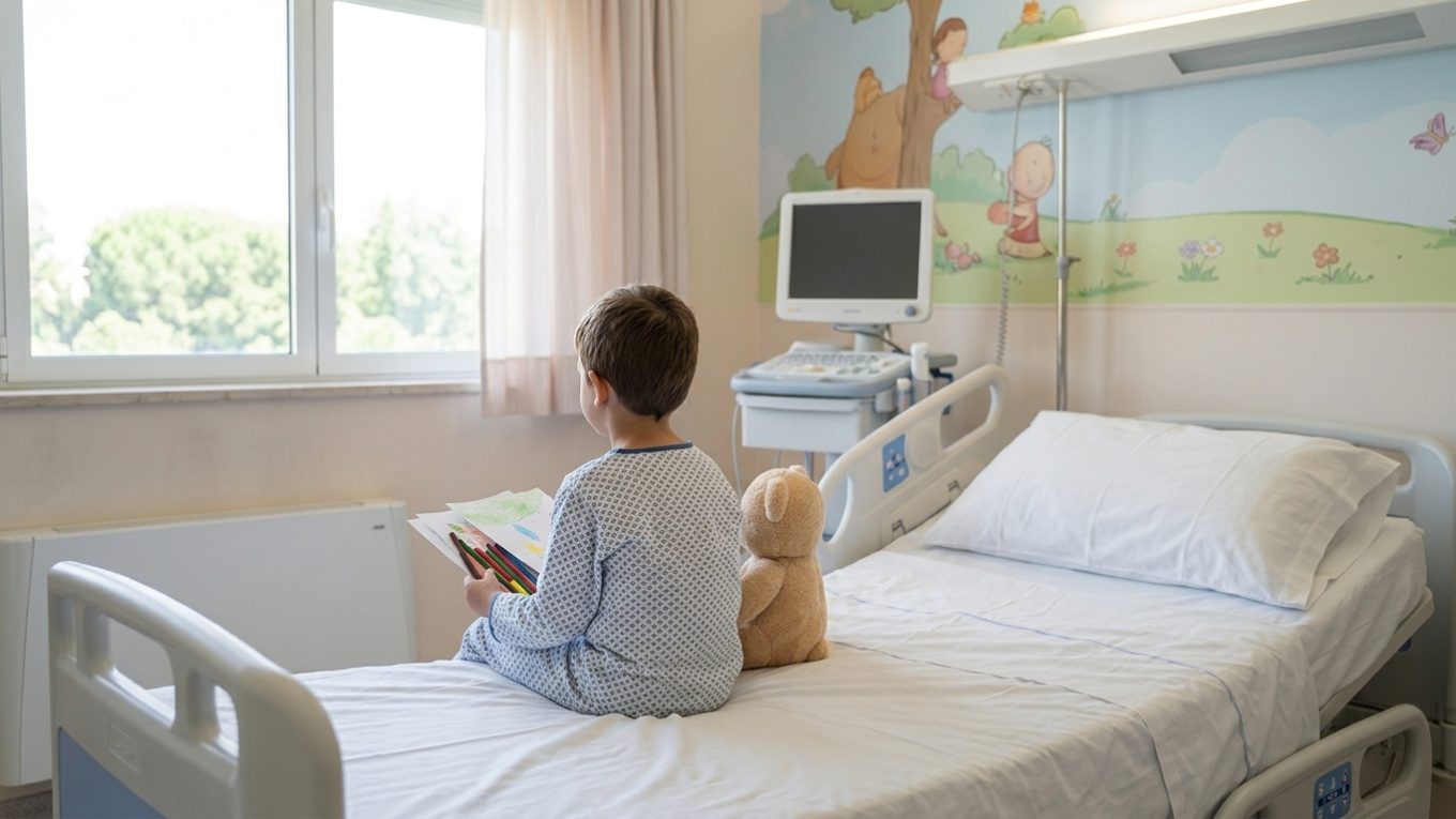 Bambino ospedale